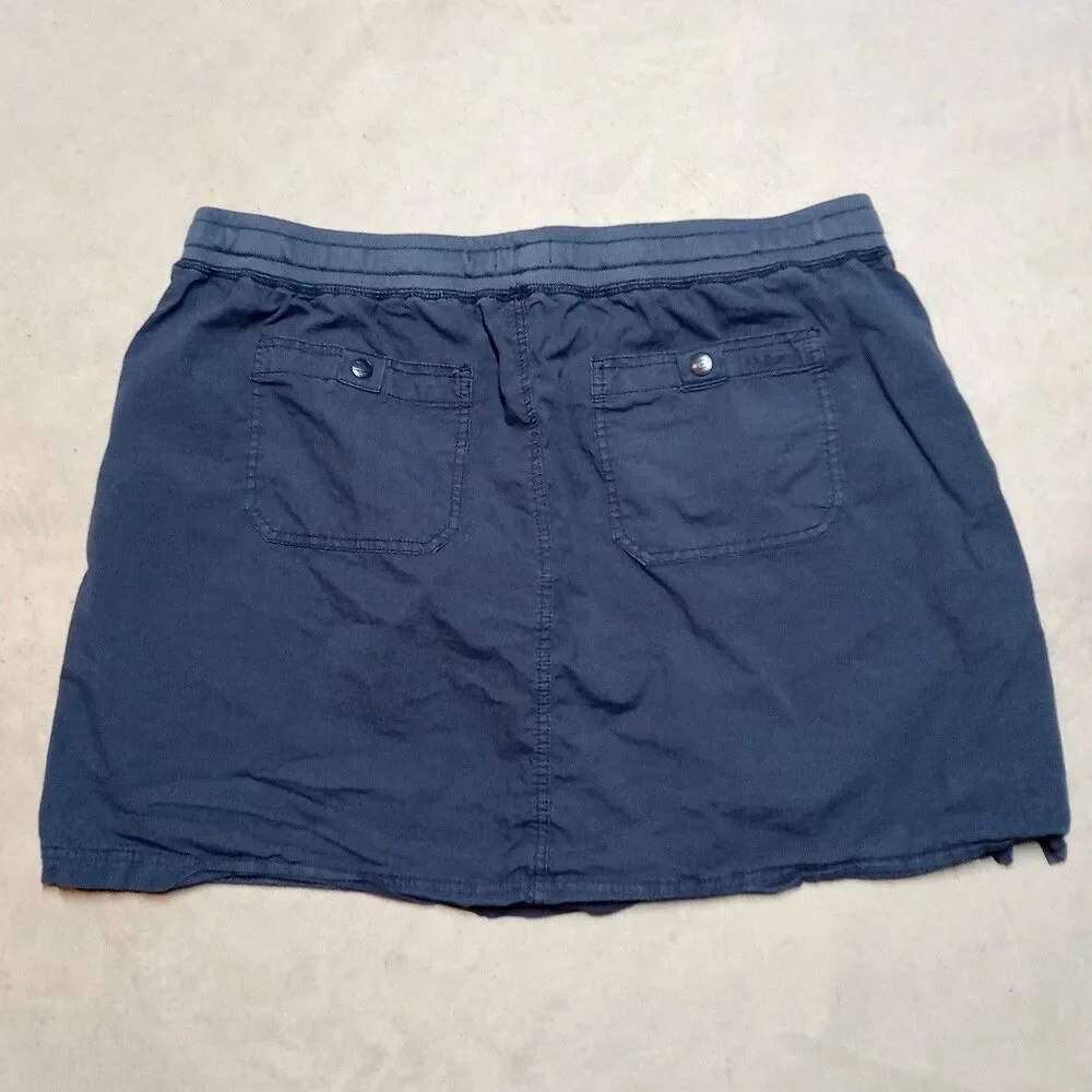 LL Bean Skirt Women’s 1X Plus Casual Athletic Active Pull On Drawstring